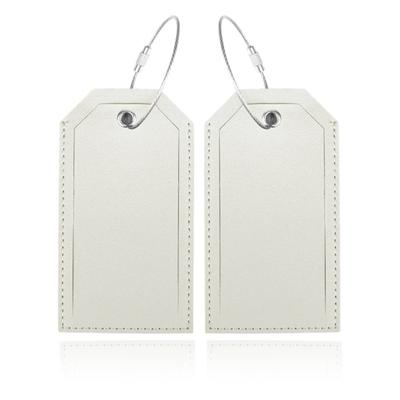 Bagagelabel Wit - Set van 2 stuks