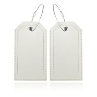 Bagagelabel Wit - Set van 2 stuks
