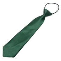 10 stuks effen kleur casual rubber band Lazy tie voor kinderen (donkergroen) 10 stuks effen kleur casual rubber band Lazy tie voor kinderen (donkergroen)