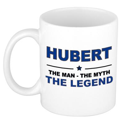 Hubert cadeau mok - man myth legend - naam koffiemok - 300 ml - collega - vaderdag Hubert cadeau mok - man myth legend - naam koffiemok - 300 ml - collega - vaderdag