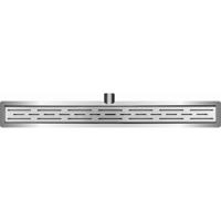 Wiesbaden 3e Generatie Douchegoot met Flens en Rooster - 110x7cm - RVS