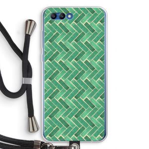 Moroccan tiles 2: Honor 10 Transparant Hoesje met koord