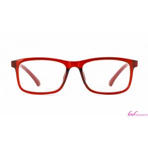 Dames Leesbril Elle Eyewear Collection | Sterkte: +3.00 | Kleur: Rood