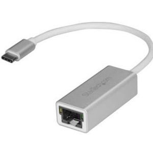 StarTech.com USB-C naar gigabit netwerkadapter zilver
