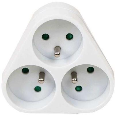 Triplite - GAO - 3x16A - Driehoek, wit, NF-conform