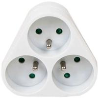 Triplite - GAO - 3x16A - Driehoek, wit, NF-conform