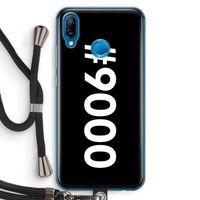 #9000: Huawei P20 Lite Transparant Hoesje met koord