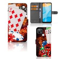 OPPO A15 | Wallet Case | met Pasjes | Casino