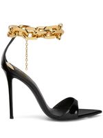 Giuseppe Zanotti sandales Intriigo Chain 105 mm - Noir - thumbnail