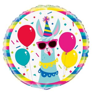 Lama Folieballon verjaardag