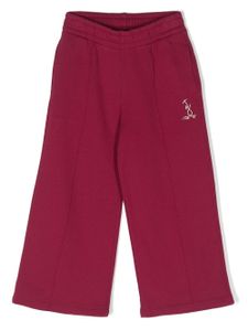 There Was One Kids pantalon de jogging ample à logo brodé - Rouge