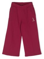 There Was One Kids pantalon de jogging ample à logo brodé - Rouge - thumbnail