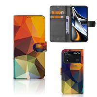 Xiaomi Poco X4 Pro 5G | Book Case | Polygon Color