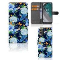 Telefoonhoesje | Met pasjeshouder | voor Nokia C32 IJsvogel
