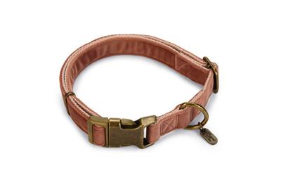 Beeztees Designed by Lotte Velura Hondenhalsband Fluweel Roze 48-70cm x25mm