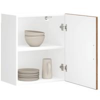 Keukenwandkasten 2 st Porto bewerkt hout oud houtkleurig