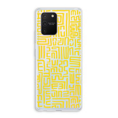 Majorelle Blue Print: Samsung Galaxy S10 Lite Transparant Hoesje