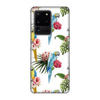 Kleurrijke papegaaien: Volledig geprint Samsung Galaxy S20 Ultra Hoesje