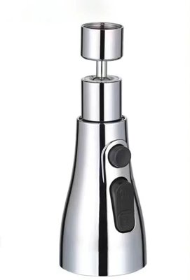 HydroFlex360 - Multifunctioneel 360°/720° Draaibaar Keukenkraan Opzetstuk met 3 Waterstanden