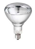 Hard Glas Lamp 250 W - Wit