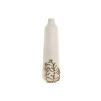 Vaas Home ESPRIT Wit Gouden Aluminium Modern 15 x 15 x 52 cm