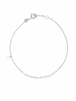 We by WHITEbIRD bracelet Clarisse Rich en or blanc 18ct serti de diamants - Argent