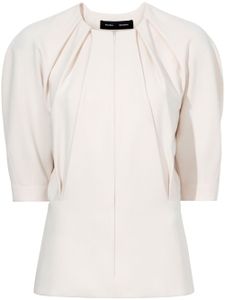 Proenza Schouler blouse à fronces - Tons neutres