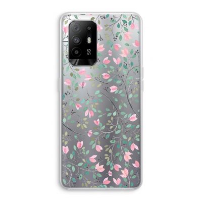 Sierlijke bloemen: Oppo A95 5G Transparant Hoesje