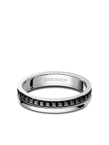 Boucheron bracelet Quatre Black Edition PVD en or blanc 18ct - Argent