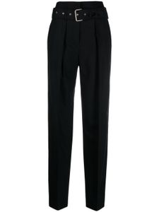 IRO pantalon de tailleur à taille ceinturée - Noir