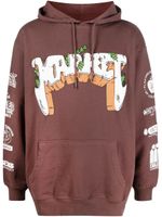 MARKET hoodie à imprimé graphique - Marron