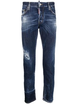 DSQUARED2 jean slim Dark Scar - Bleu
