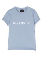 Givenchy Kids t-shirt à logo imprimé - Bleu