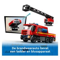 LEGO city 60414 brandweerkazerne en brandweerauto