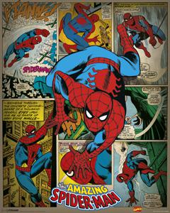 Marvel Comics Poster Pack Spider-Man Retro 40 x 50 cm (4)
