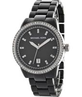 Horlogeband Michael Kors MK5370 Kunststof/Plastic Antracietgrijs 18mm