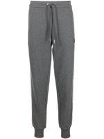 Moncler stripe-detail fleece track pants - Gris