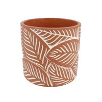 HBX Natural Living Bloempot follo ø13.8xh13cm terracotta