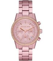 Horlogeband Michael Kors MK6753 Roestvrij staal (RVS) Roze 18mm