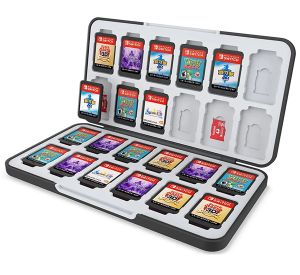 Casecentive 24 Game Cards portable storage box - 8720153795838