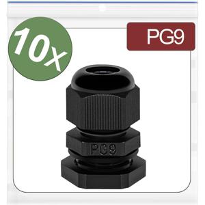 Quadrios 24CA379 Wartel PG9 Polyamide Zwart 10 stuk(s)