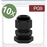 Quadrios 24CA379 Wartel PG9 Polyamide Zwart 10 stuk(s)
