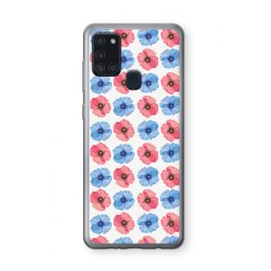 Klaproosjes: Samsung Galaxy A21s Transparant Hoesje