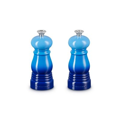 LE CREUSET - Le Moulin - Set van 2 mini molens 12cm Azure