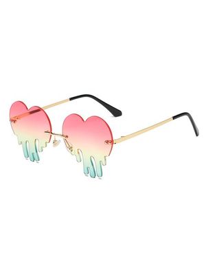 Valentijnsdag Persoonlijkheid Onregelmatig Smeltend Hart Bril Valentijnsdag Persoonlijkheid Onregelmatig Smeltend Hart Bril