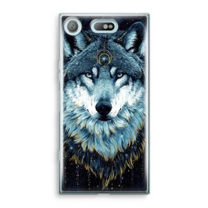 Darkness Wolf: Sony Xperia XZ1 Compact Transparant Hoesje