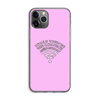 Home Is Where The Wifi Is: iPhone 11 Pro Max Transparant Hoesje