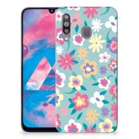 Samsung Galaxy M30 | TPU Case | Flower Power