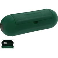 Veiligheidsstekkerdoos 21x7 cm Waterbestendig Rubber/Groen