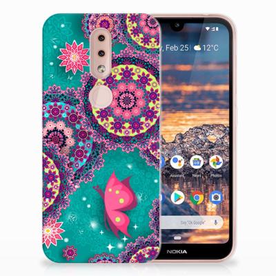 Nokia 4.2 | Hoesje maken | Cirkels en Vlinders